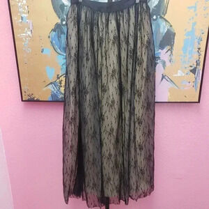 Soprano Full Skirt with Lace Overlay